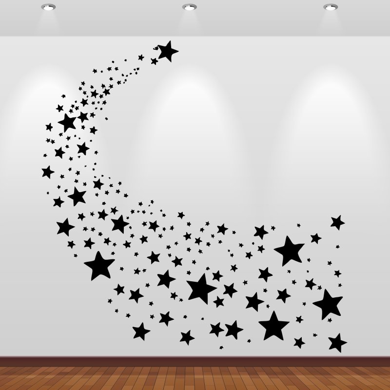 Preview: Wandaufkleber 46217 Sternenschweif